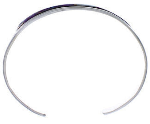 Native American Design Multicolor Sterling Silver Bracelet RS40908